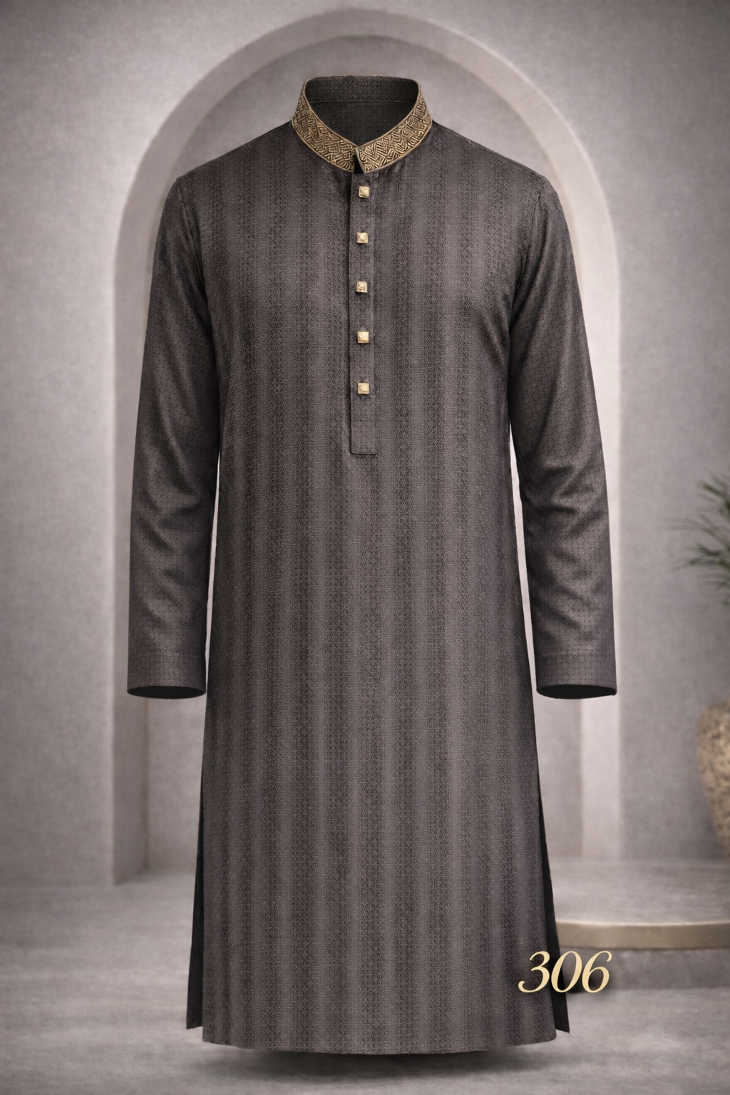 Luxury embroidery Panjabi with premium finish 306