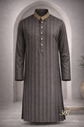 Luxury embroidery Panjabi with premium finish 307