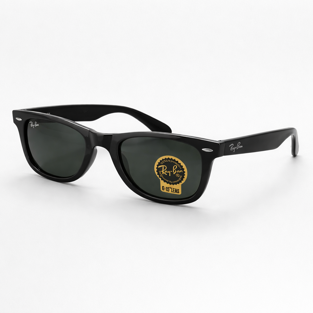 R-B Classic Wayfarer Style Sunglasses bkon893