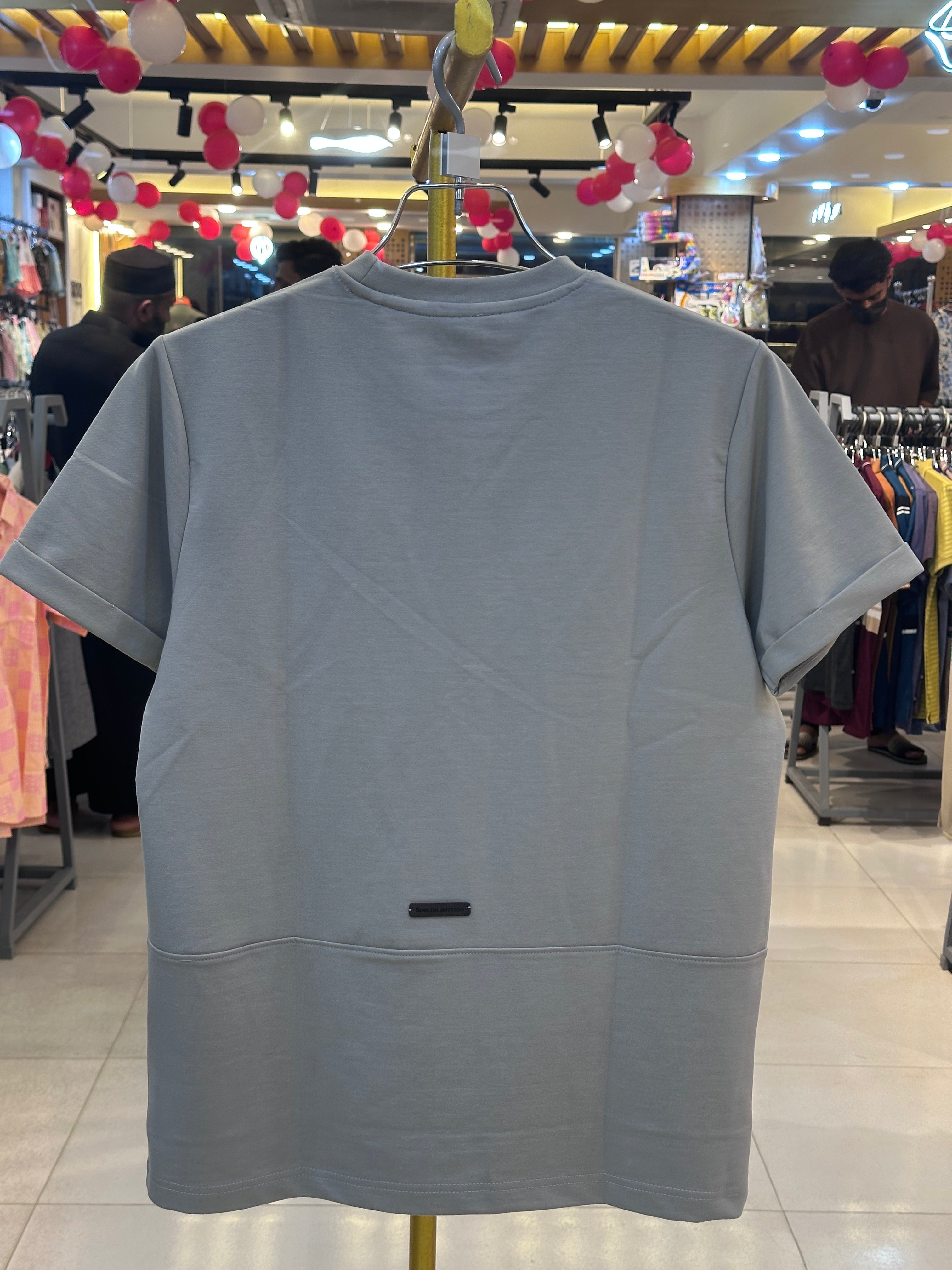 Gatsby Typography Printed T-Shirt for Men – Premium Cotton Regular Fit 1414 E- Gray