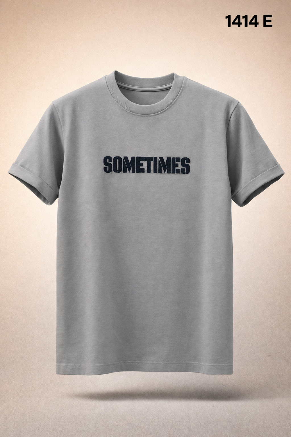 Gatsby Typography Printed T-Shirt for Men – Premium Cotton Regular Fit 1414 E- Gray