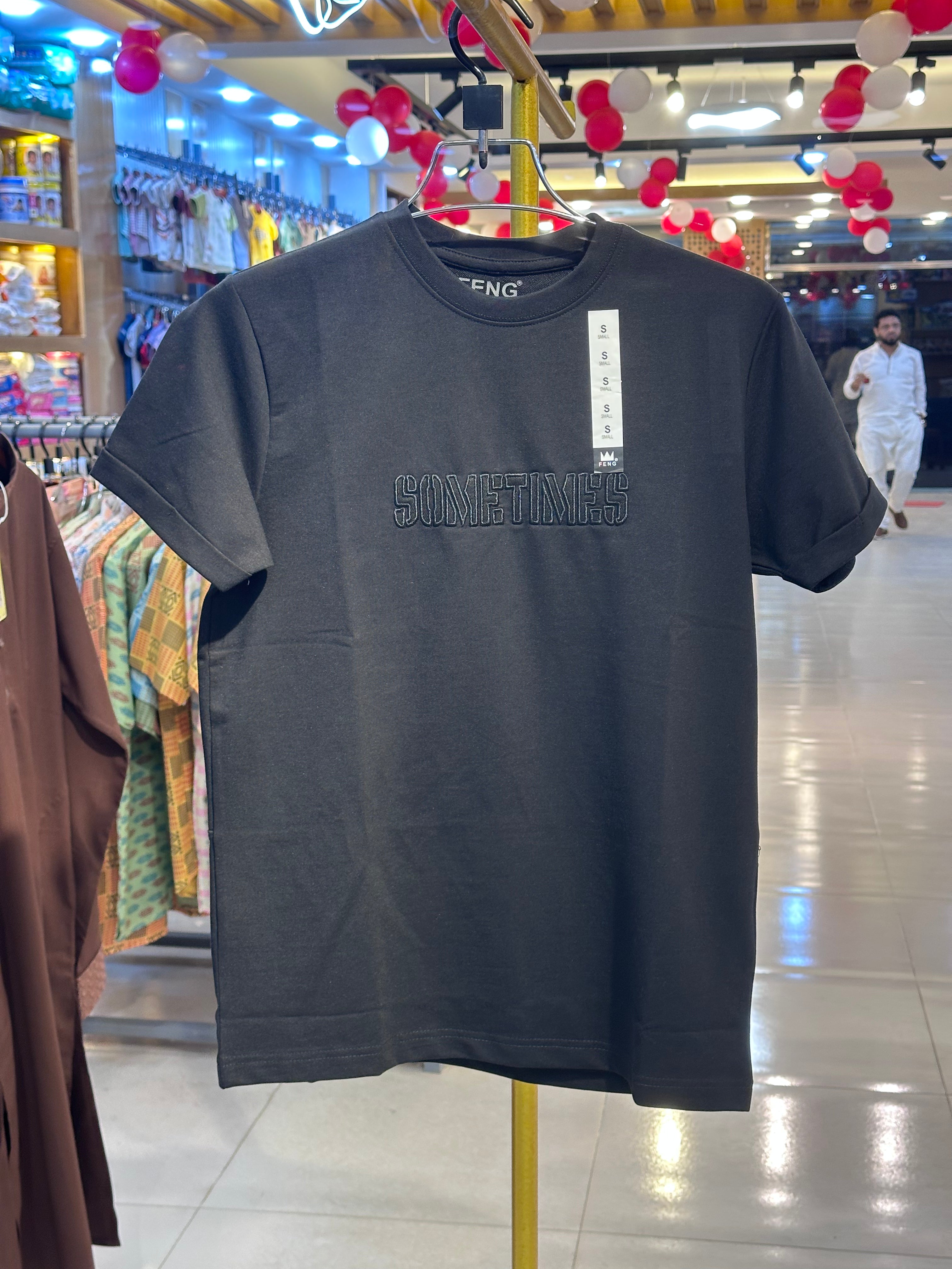 Gatsby Typography Printed T-Shirt for Men – Premium Cotton Regular Fit 1414-B- BLACK