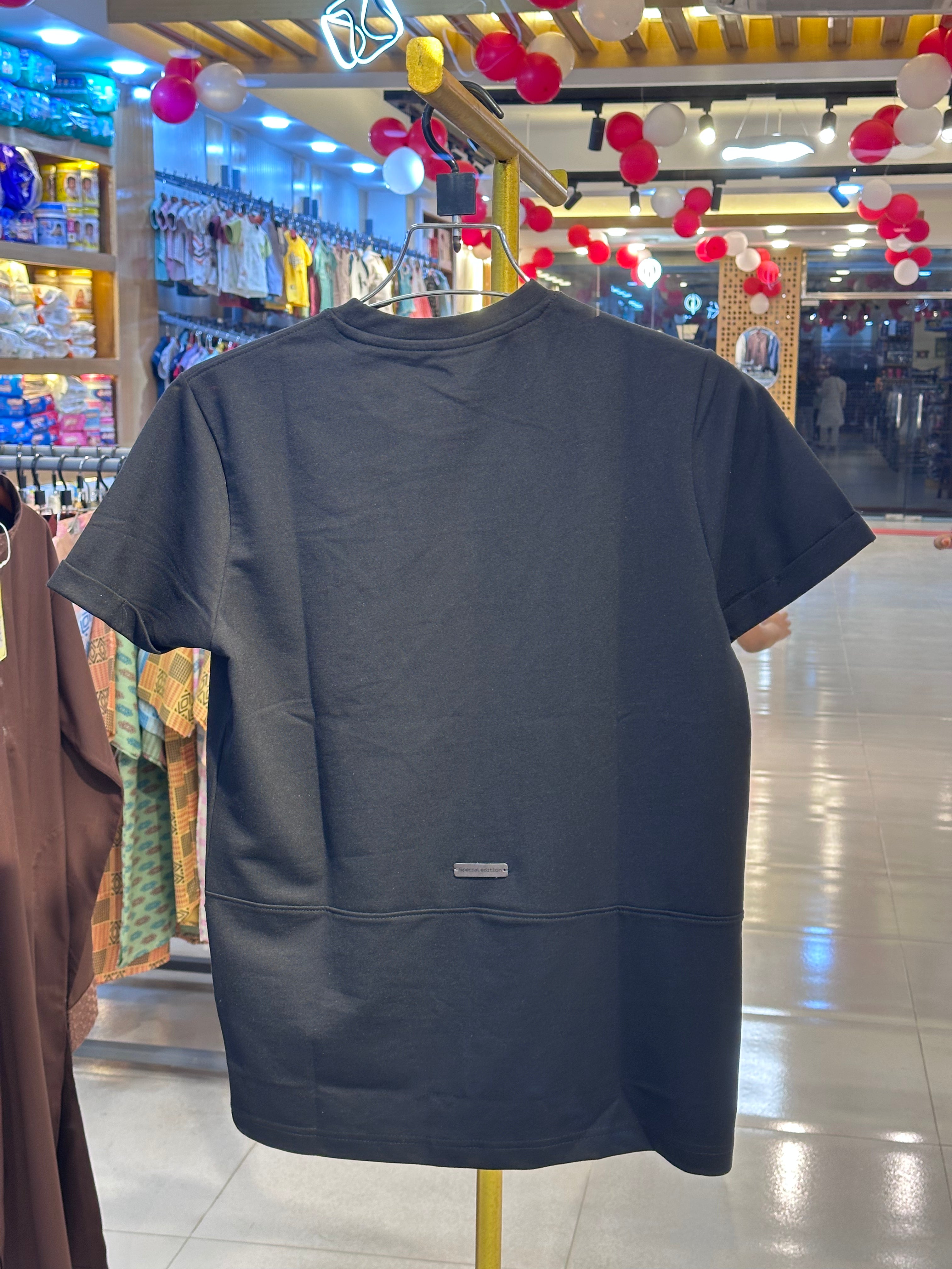 Gatsby Typography Printed T-Shirt for Men – Premium Cotton Regular Fit 1414-B- BLACK