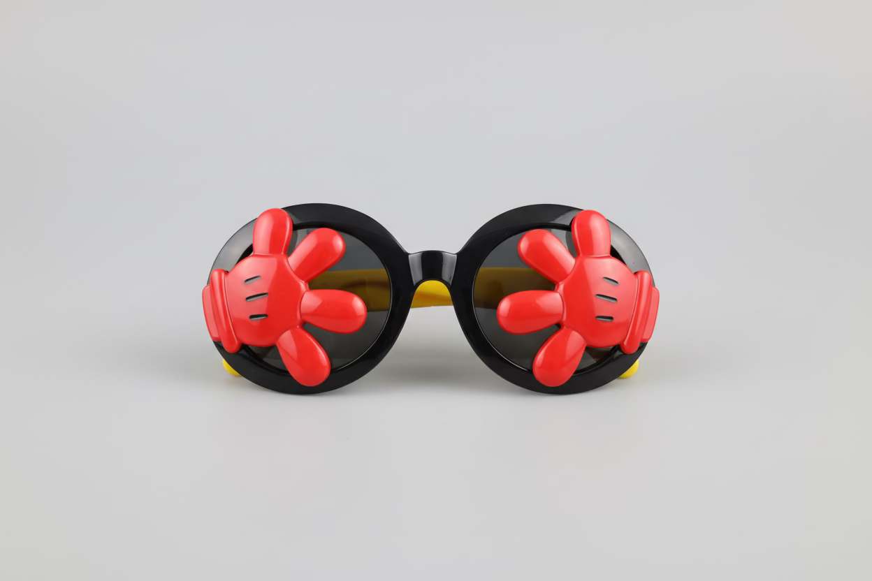 Kids Cartoon Hand Cover Fun Sunglasses 3090