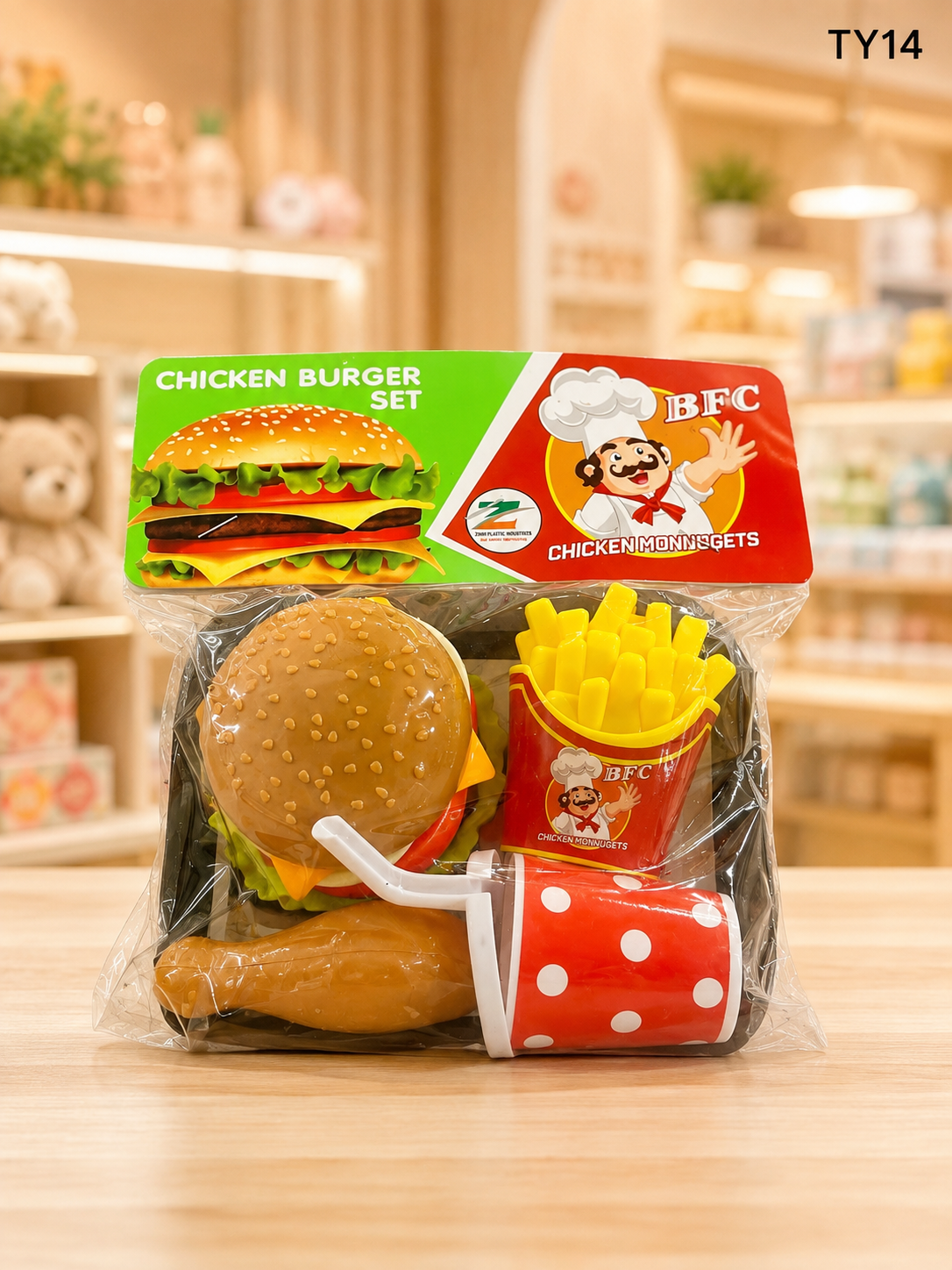 Kids Burger Fast Food Play Set-TY14