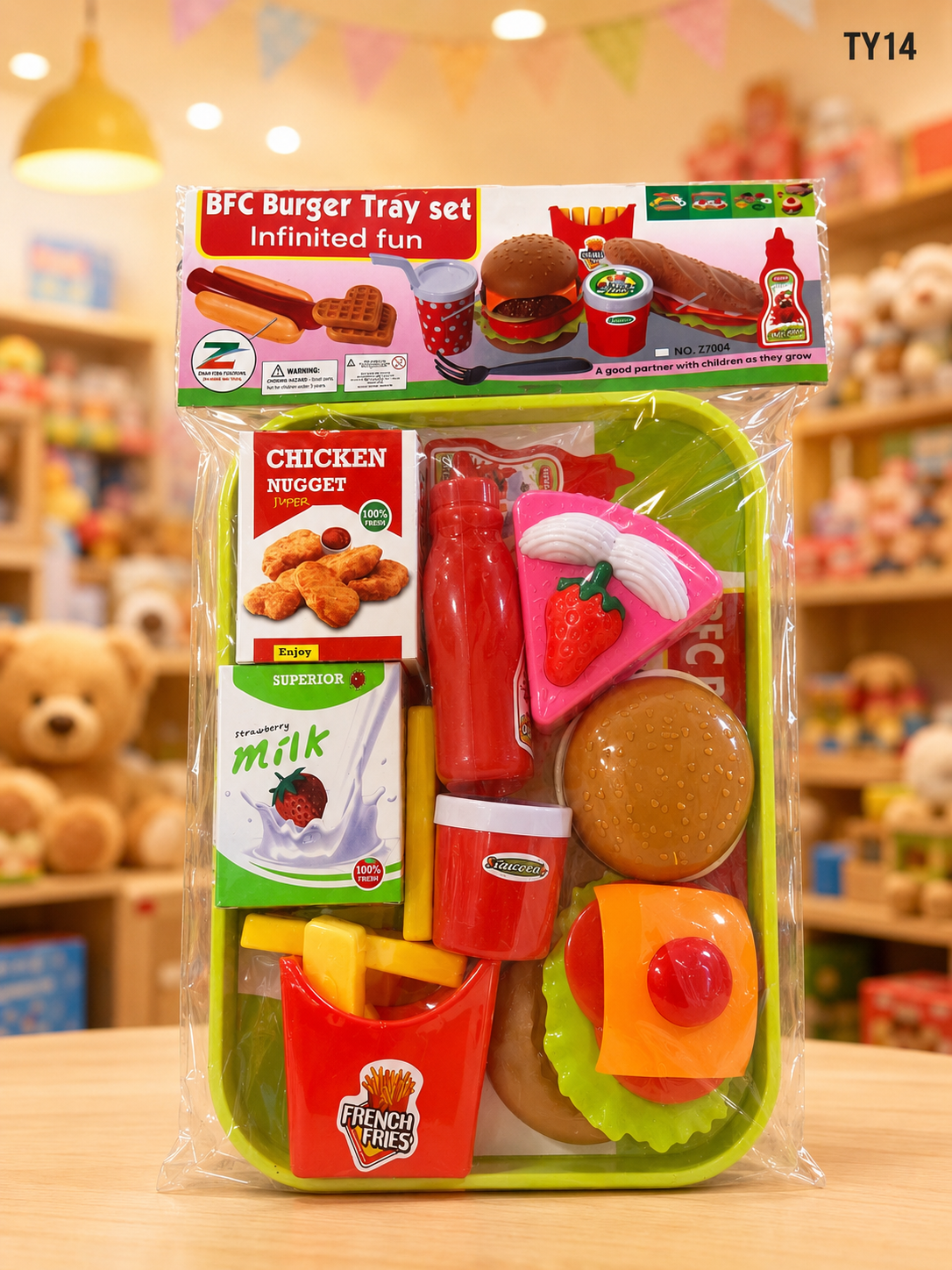 Kids Burger Fast Food Play Set-TY14