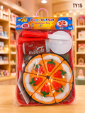 Kids Pizza Play Food Tray Toy Set-TY15
