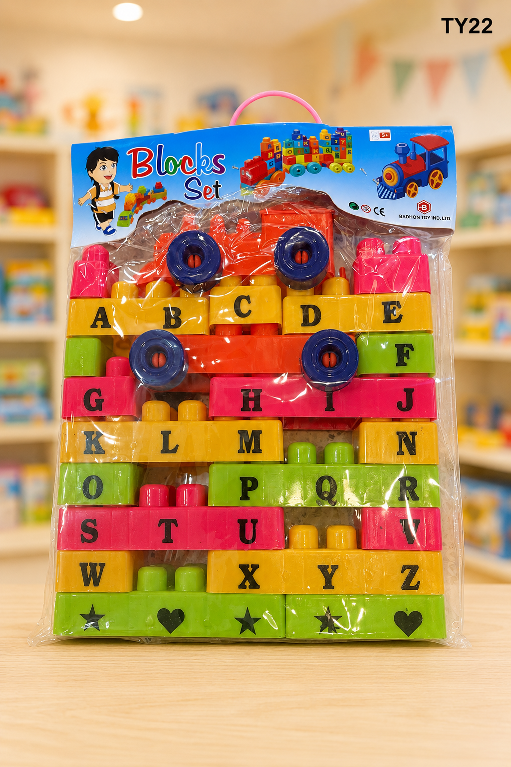 Kids Educational Alphabet & Number Building Blocks Set-TY22