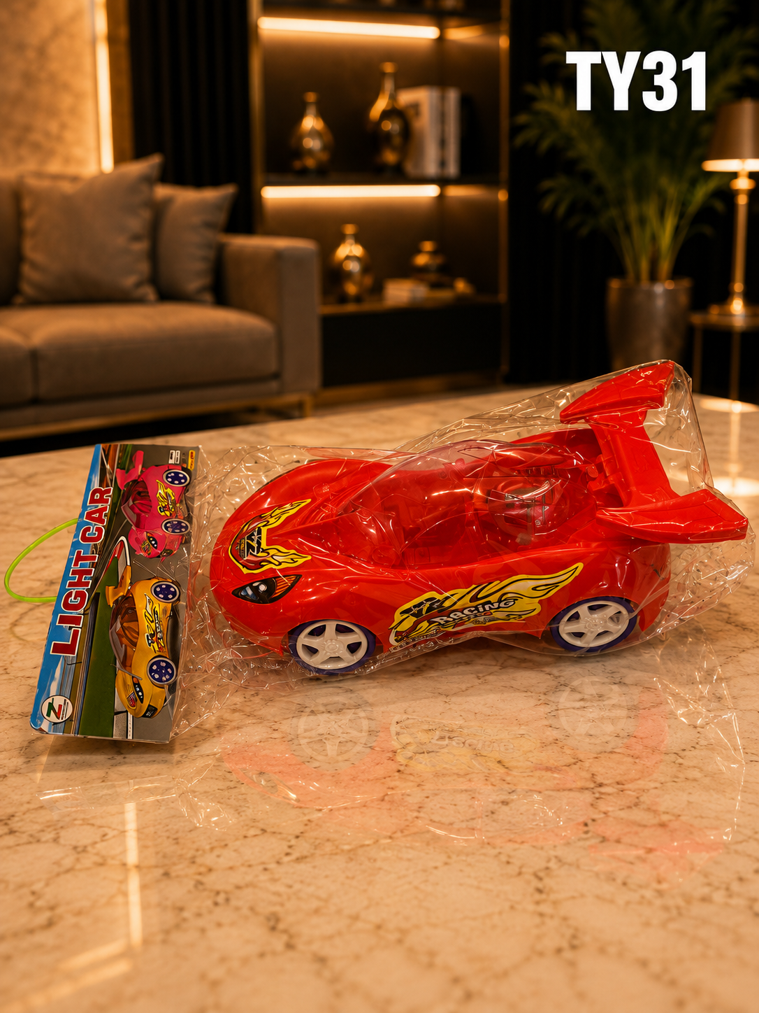 Kids Light-Up Racing Car Toy-TY31