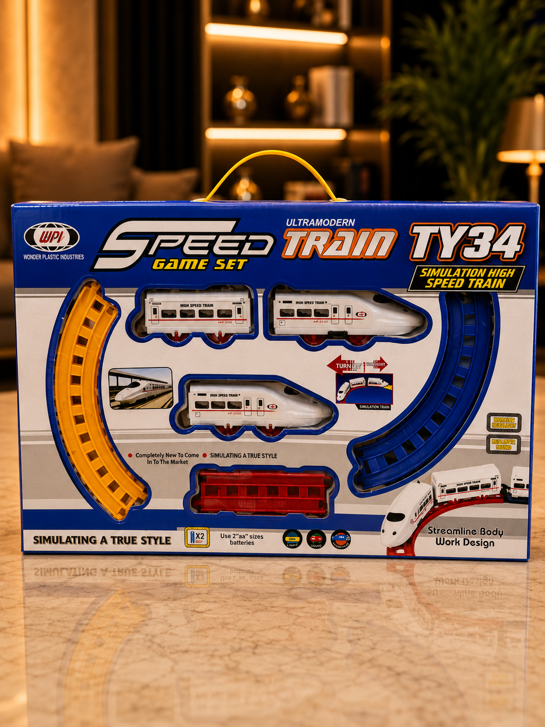 Kids High-Speed Train Track Game Set-TY34
