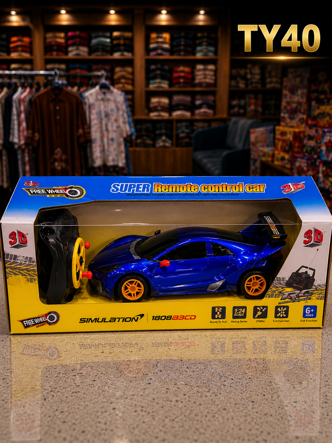 1:24 Scale Full-Function Super Remote Control Racing Car – TY40