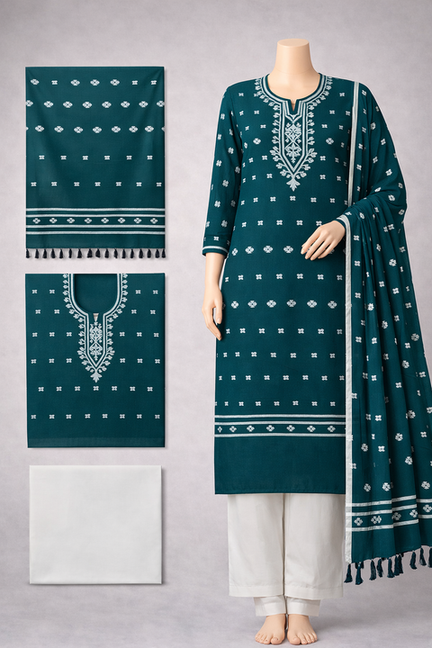 Half Silk Three Piece ST41