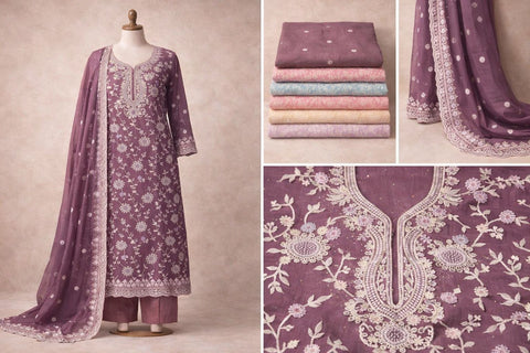 Heavy Embroidered Ethnic Salwar Kameez Set 1017
