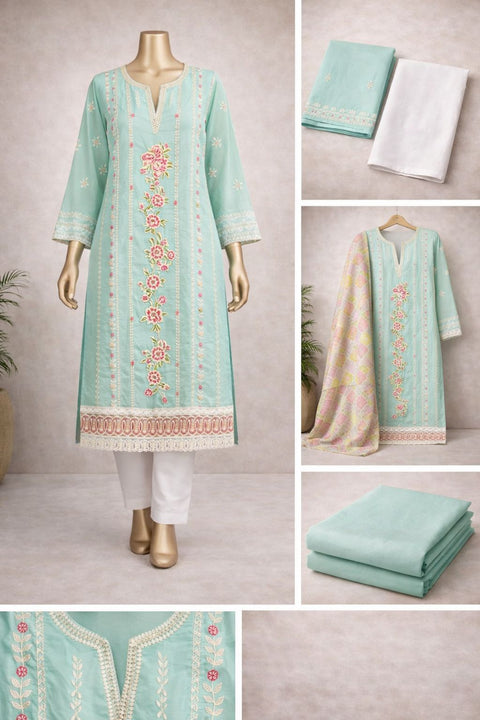 Embroidered 3-Piece Salwar Kameez Set C174