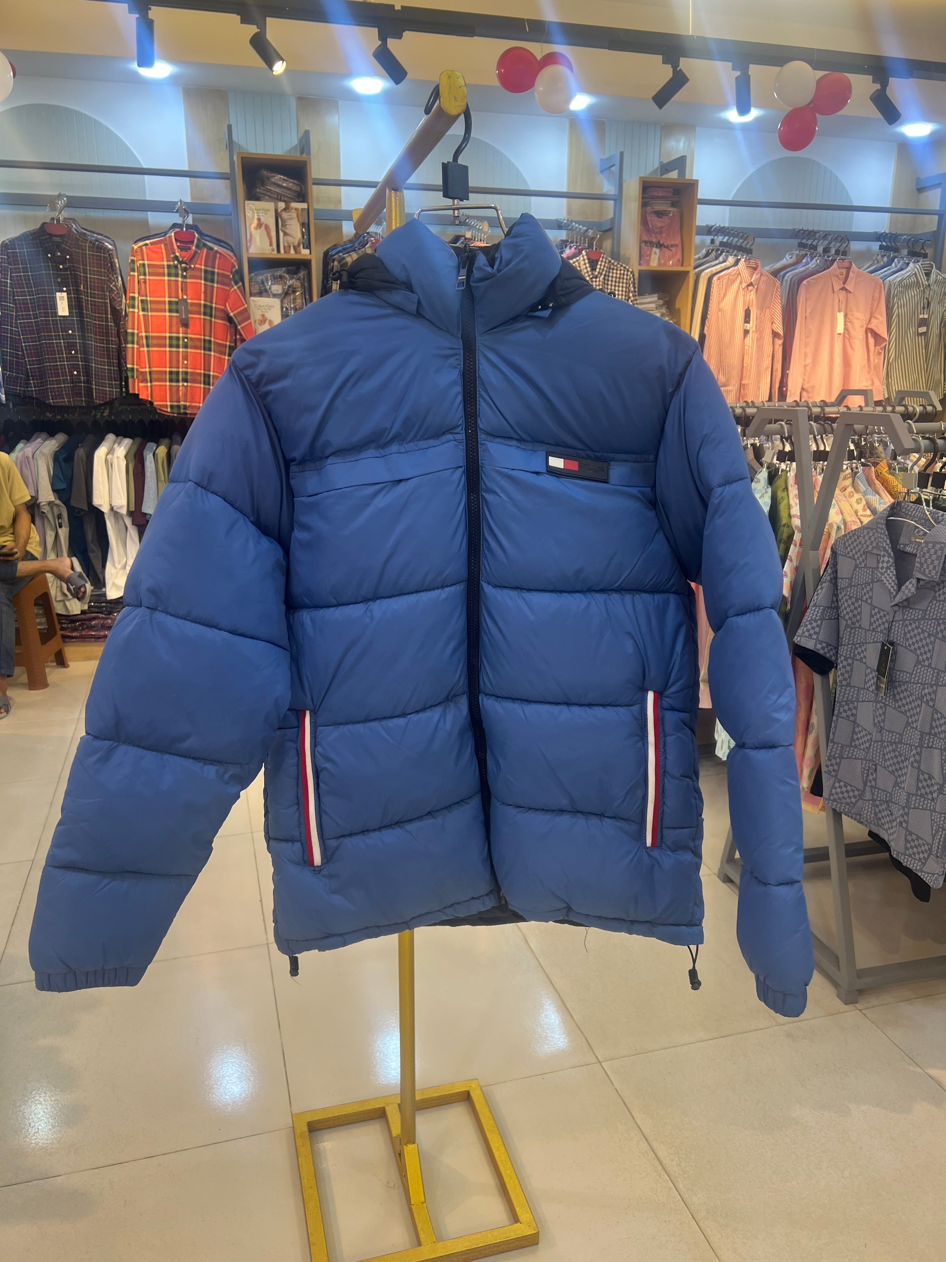 Men’s Hooded Puffer Jacket –  Winter Insulated Jacket 1006