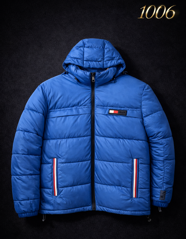Hooded Puffer Jacket Winter Insulated Jacket