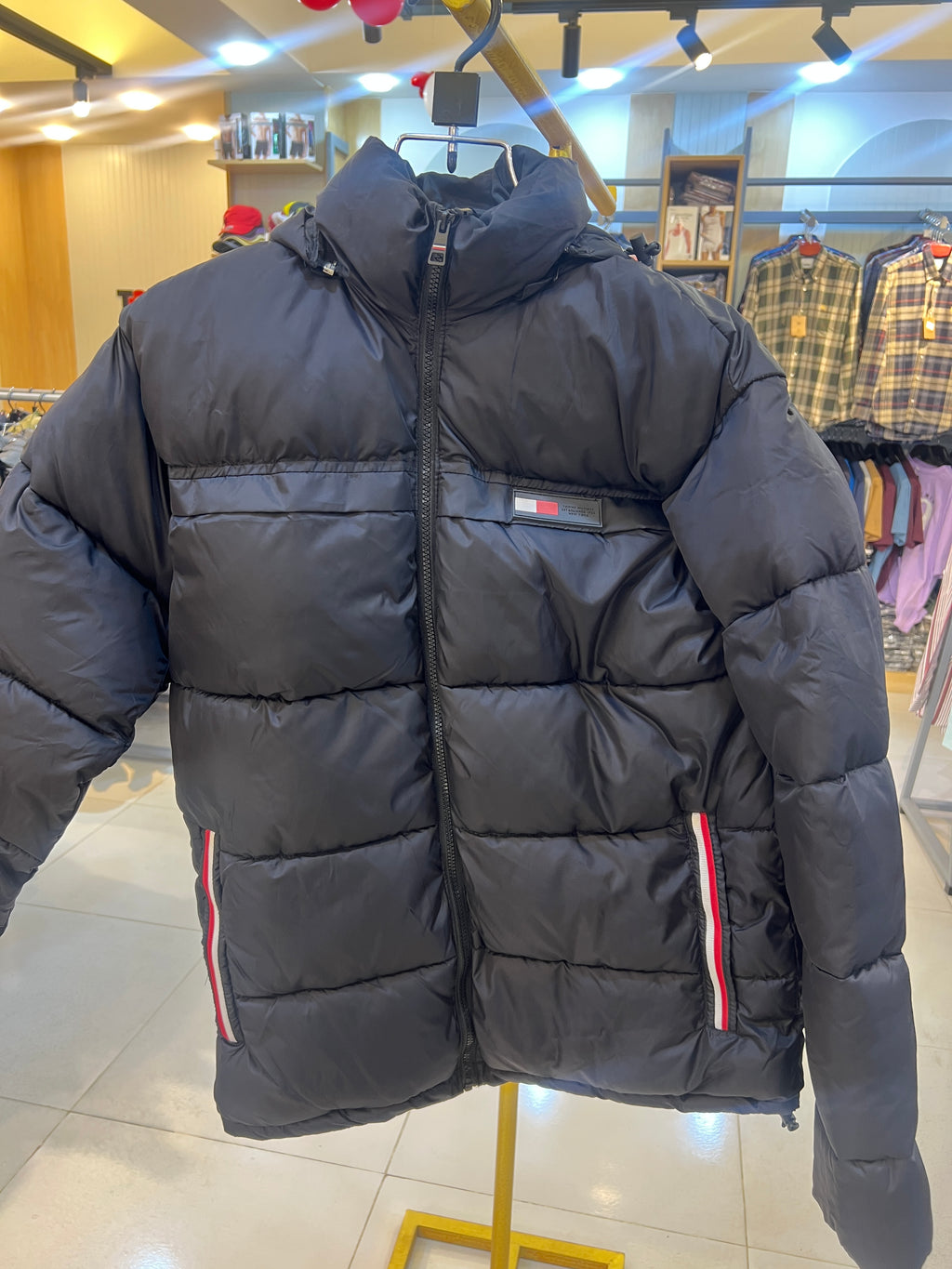 Men’s Hooded Puffer Jacket – Winter Insulated Jacket 1008