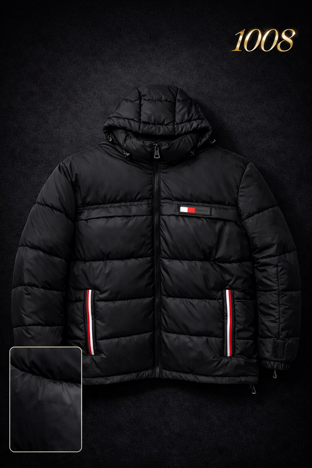 Hooded Puffer Jacket Winter Insulated Jacket