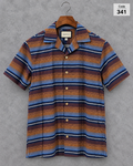 Premium Cuban Collar Stripe Shirt GCST 341