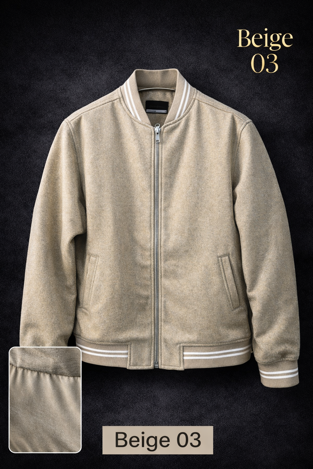 GATSBY Mens Jacket Winter_ Mast & Harbour Beige 03