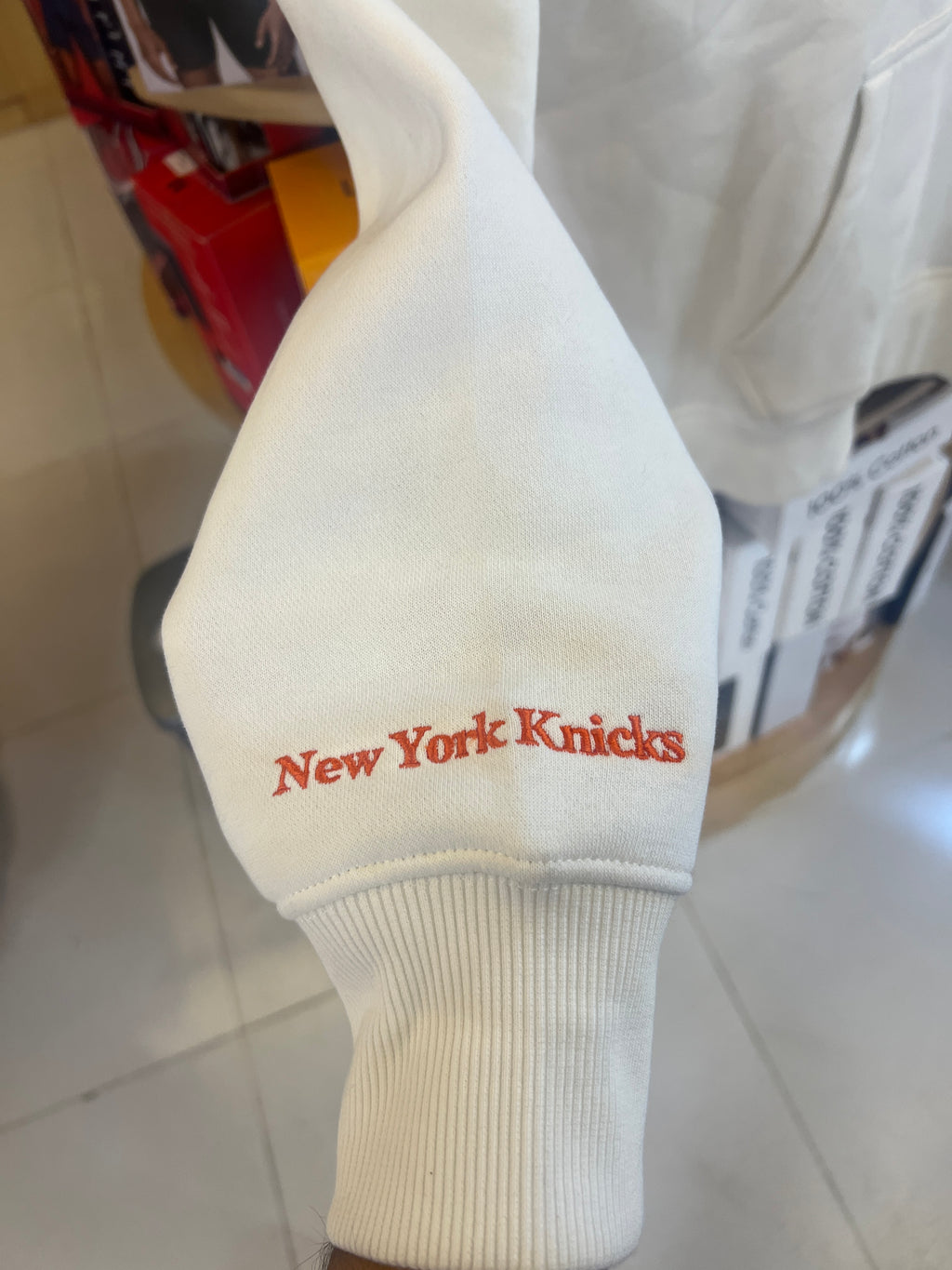 GATSBY Premium Embossed Hoodie White NBA