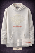 GATSBY Premium Embossed Hoodie White NBA