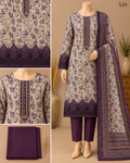 Premium Floral Printed Three-Piece C559