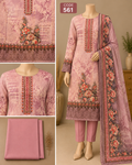 Premium Floral Printed Three-Piece C561
