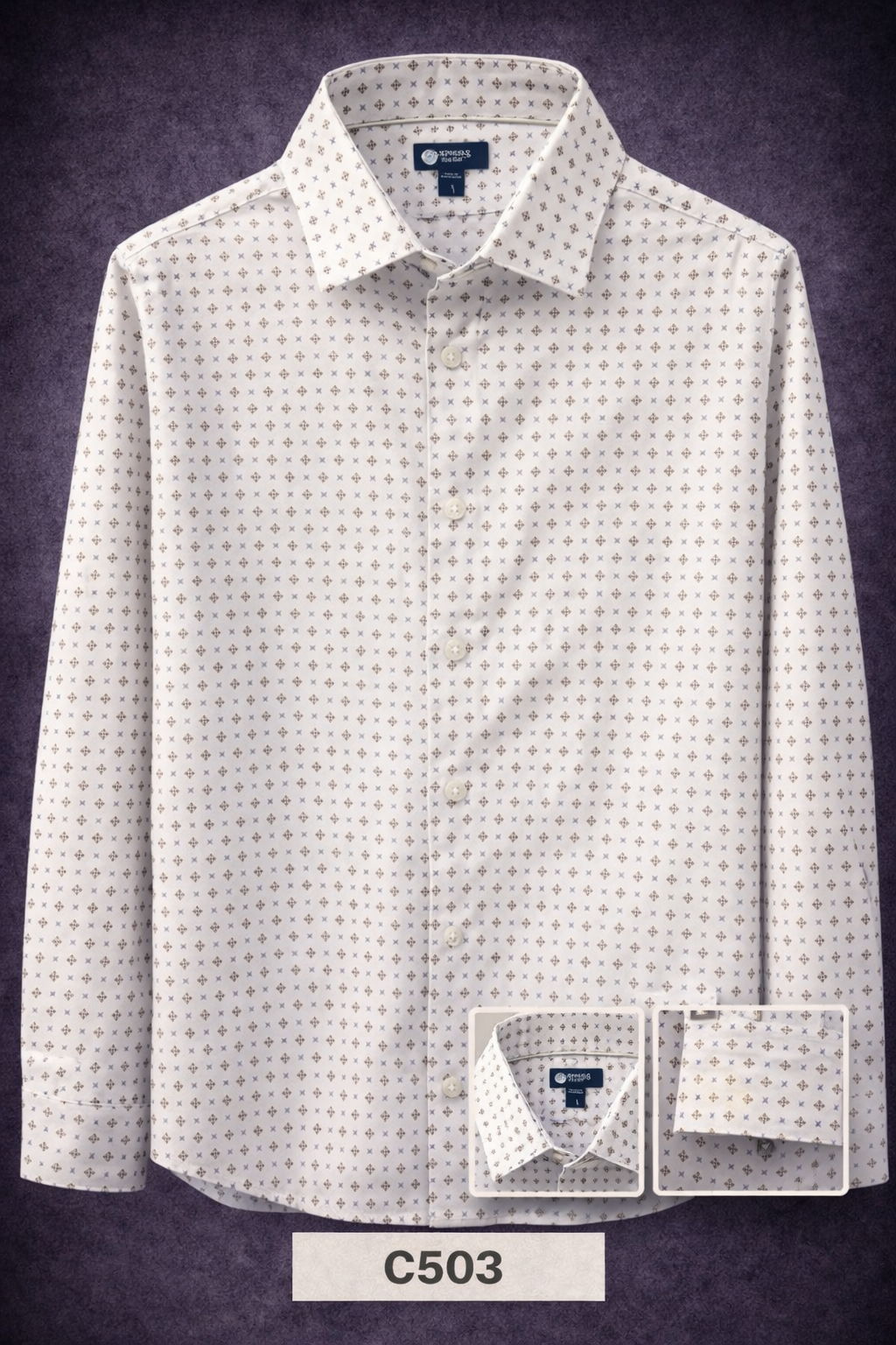 GATSBY MENS F/S SHIRT EXPRESS- C503