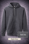 GATSBY Mans Hoodie (Full Zipper) Atc Dark Gra