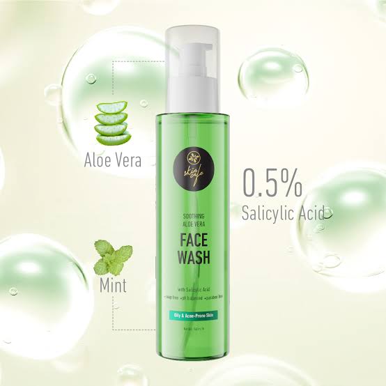 Skincafe Soothing Aloe Vera Face Wash with Salicylic Acid