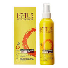 Lotus Professional PHYTORx Sunblock Mist SPF 50 PA+++ – Broad Spectrum UV Protection