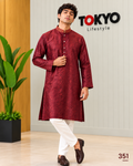 Luxury embroidery Panjabi with premium finish 351