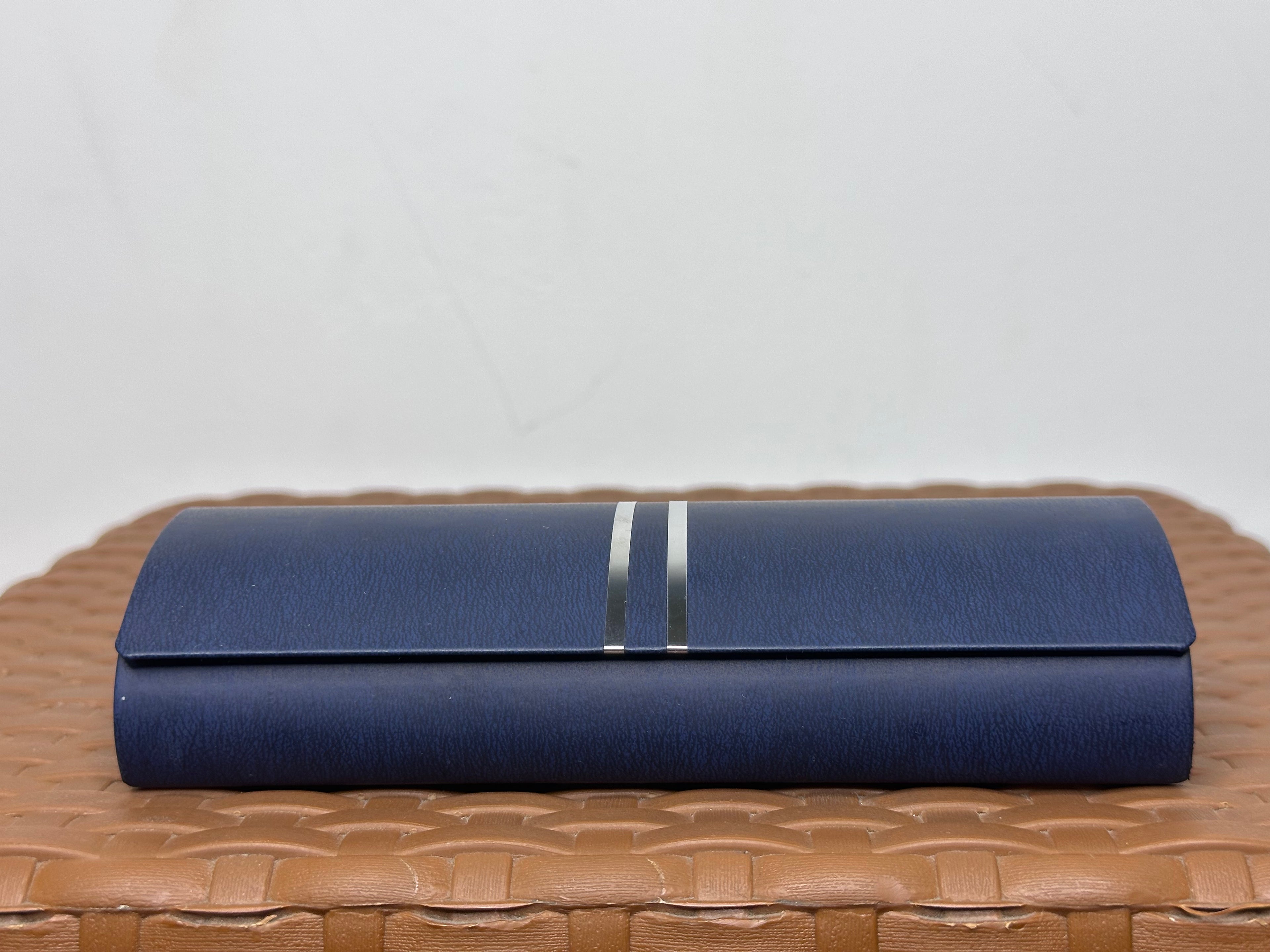 Premium Hard Eyewear Case With Metallic Stipe