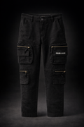 GATSBY 10 POCET CARGO TWILL PANT _ASH MAN BLACK