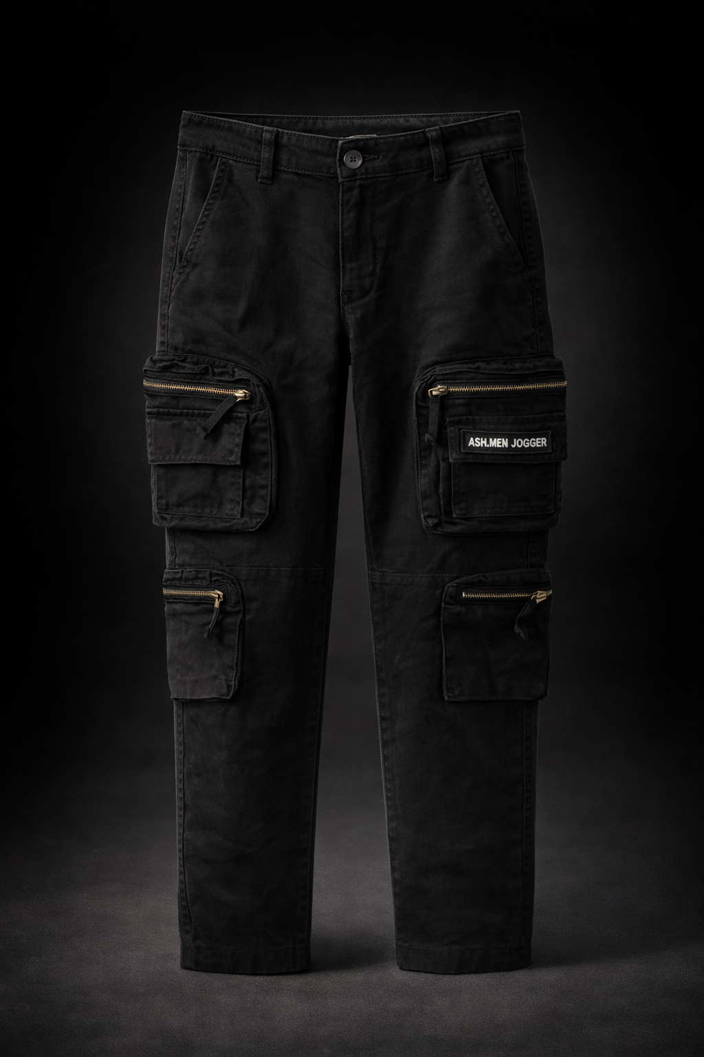 GATSBY 10 POCET CARGO TWILL PANT _ASH MAN BLACK