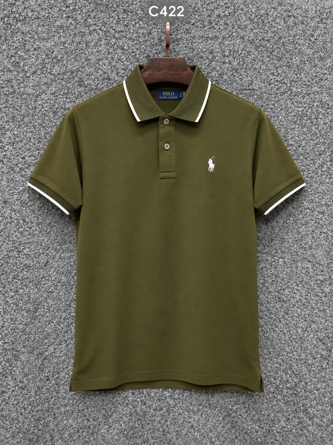 Premium Polo T-shirt RLPLT Olove Green C422