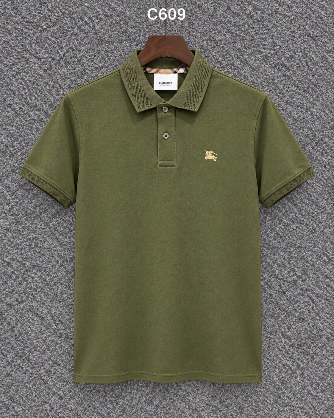 Premium Luxury Finish Polo T-Shirt BRPL Olive Green - C609