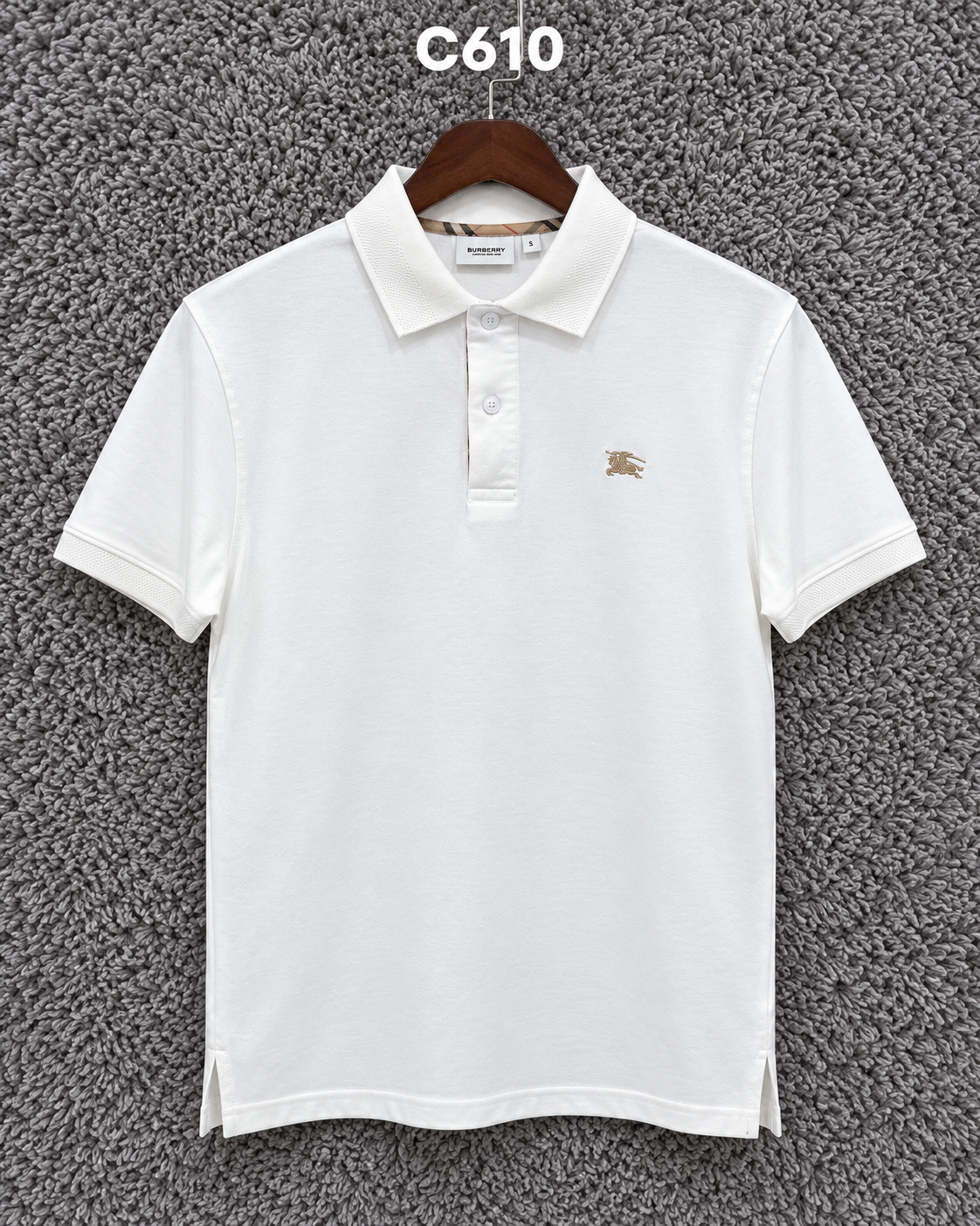 Premium Luxury Finish Polo T-Shirt BRPL White - C610