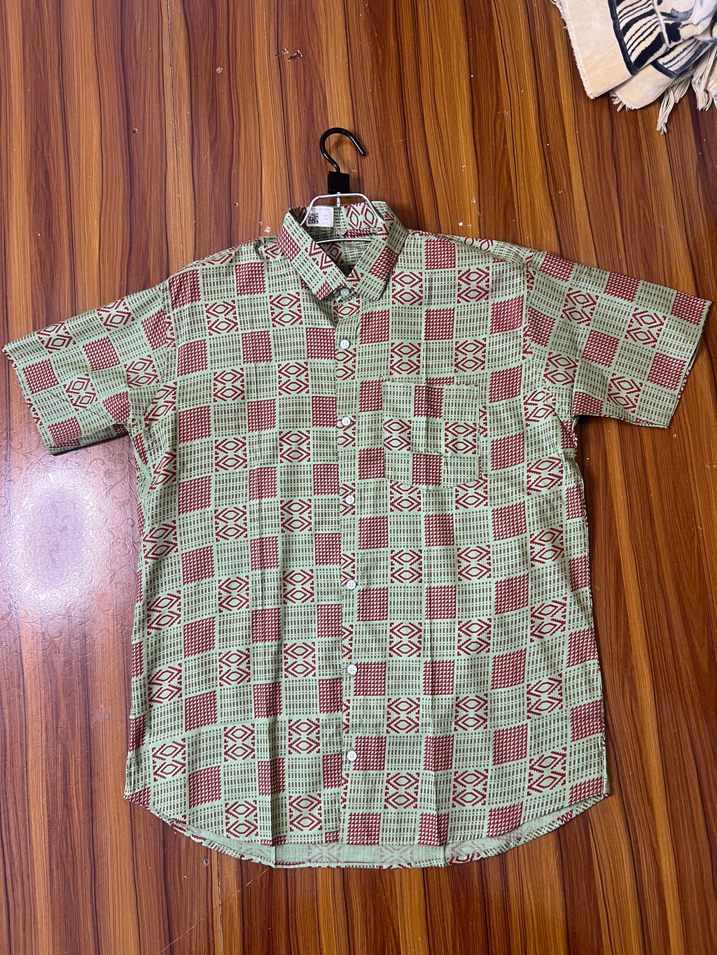 Premium Printed Short Sleeve Shirt 858