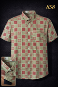 Premium Printed Short Sleeve Shirt 858