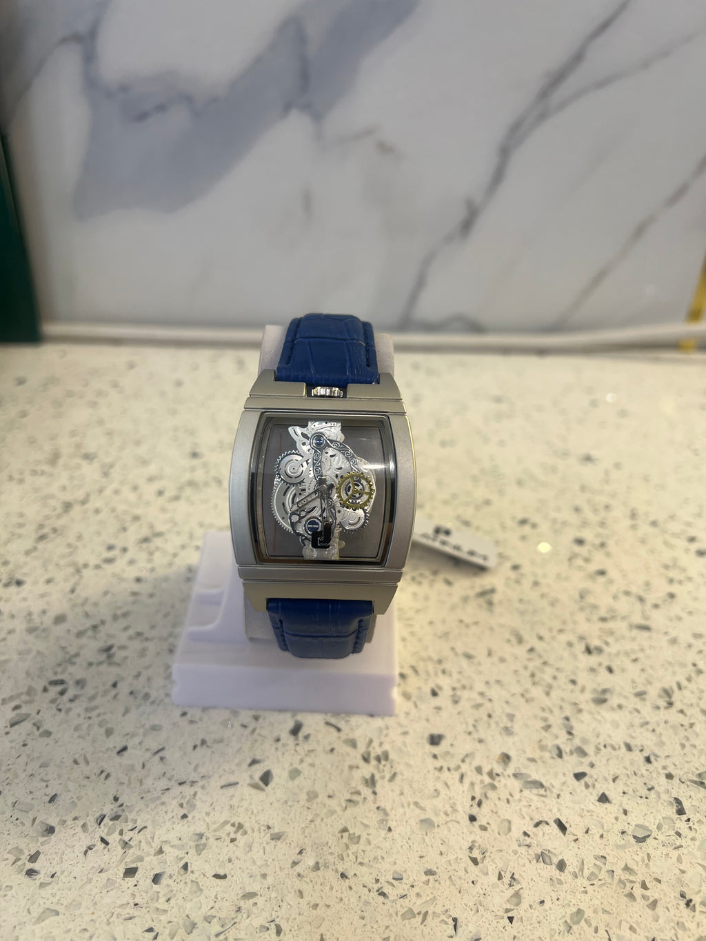 Premium Titan Skeleton Automatic Leather Strap Watch-W45