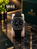 Premium Rolex Black Dial Sports Watch-W46