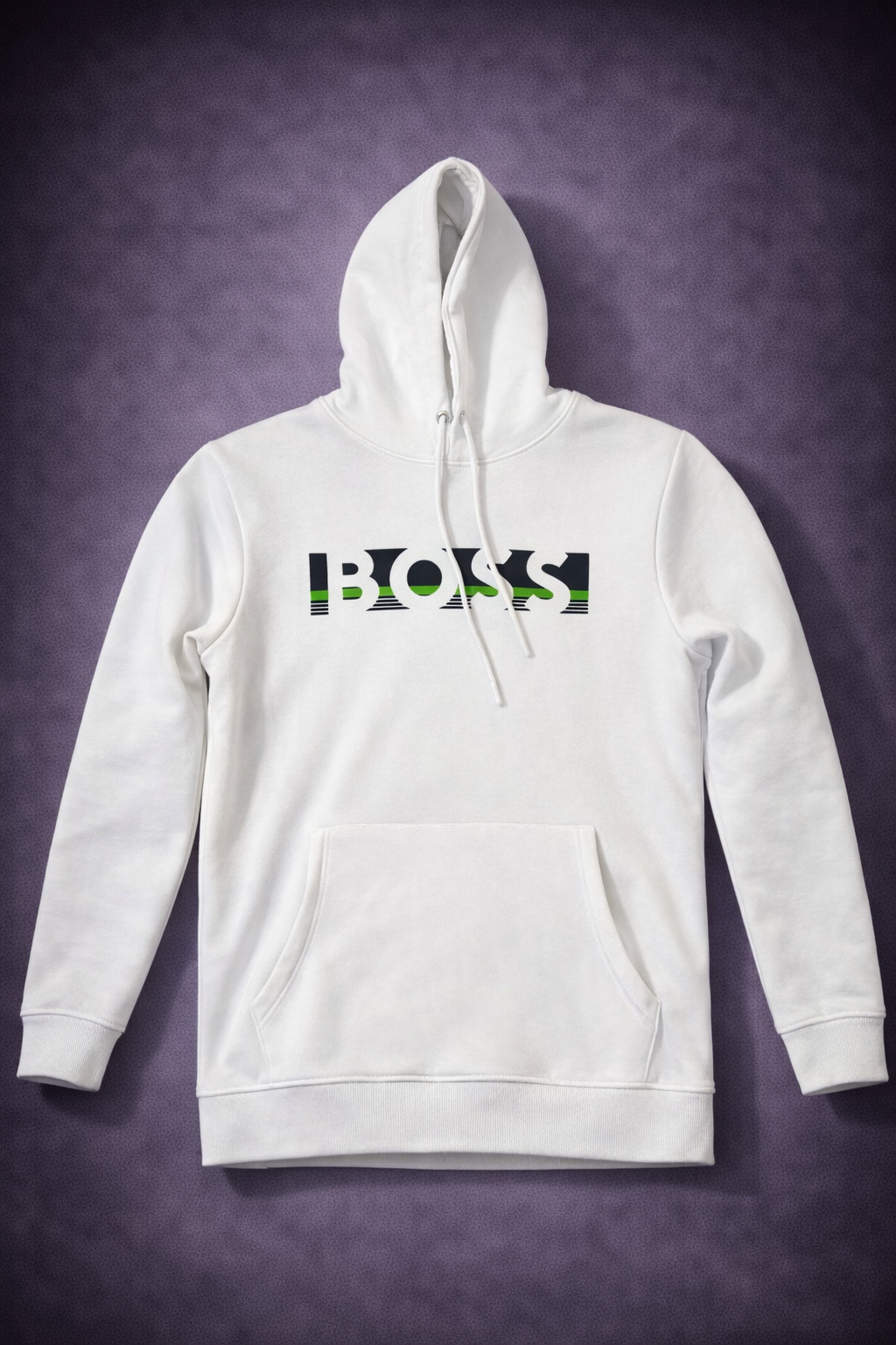 Mens Printed Pullover Hoodie 1005