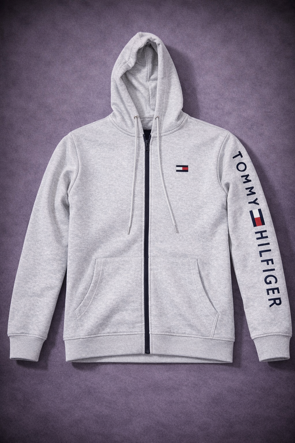 Mens Premium Tommy Hilfiger Full-Zip Hoodie 1002