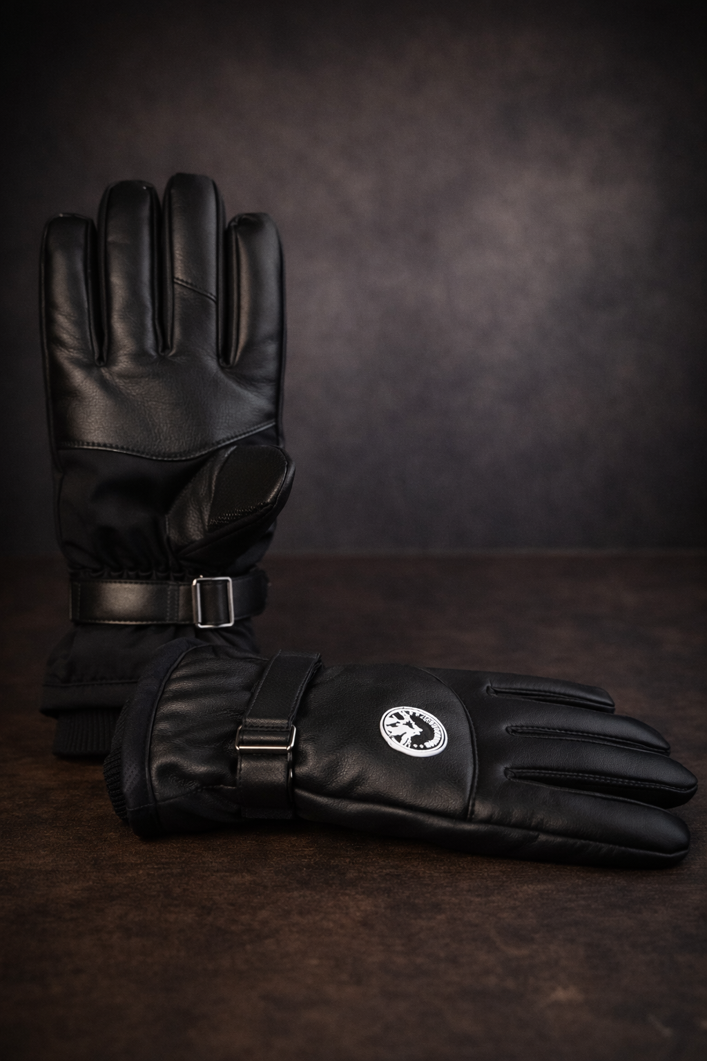 Winter Thermal Touchscreen Gloves with Adjustable Wrist Strap