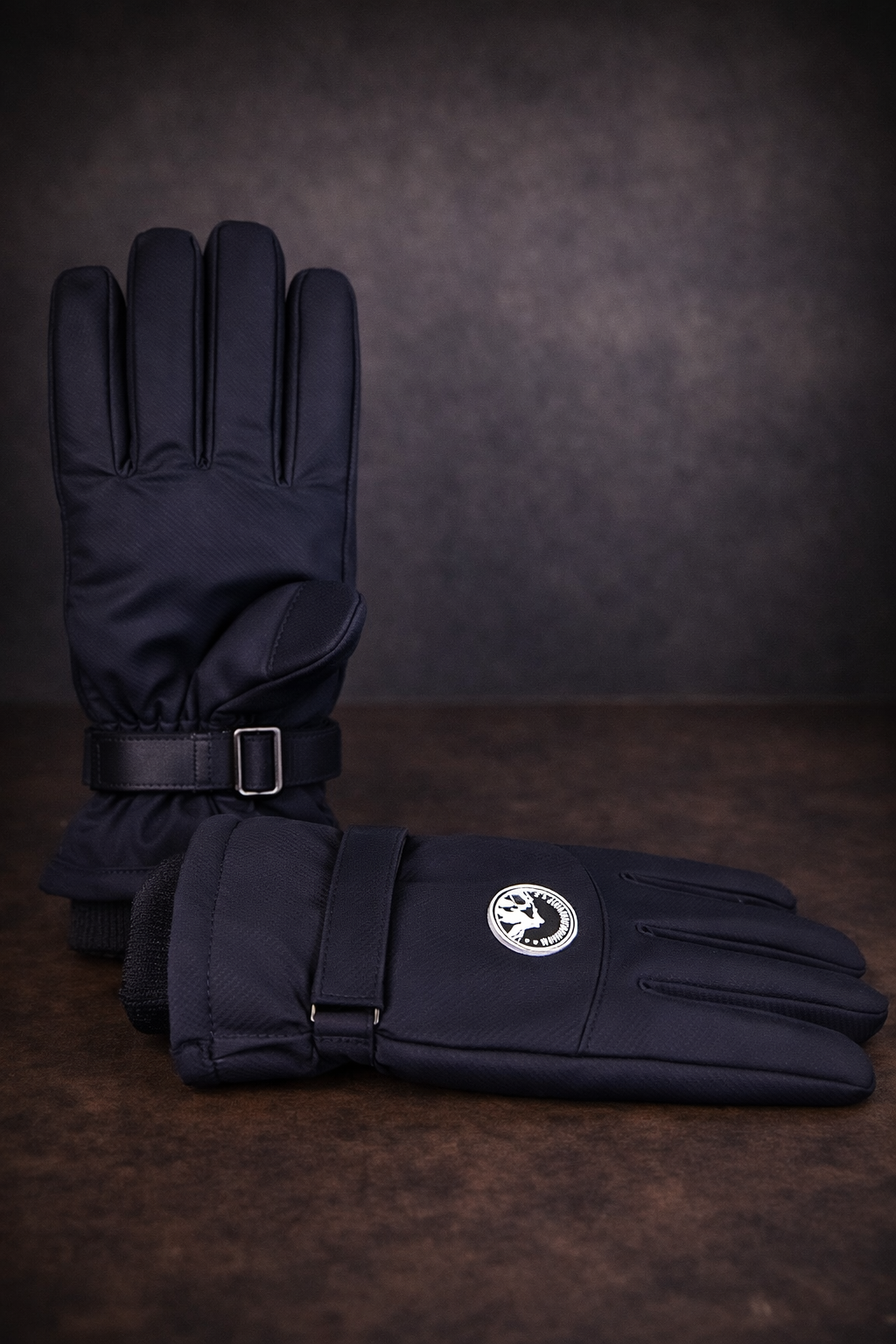 Winter Thermal Touchscreen Gloves with Adjustable Wrist Strap