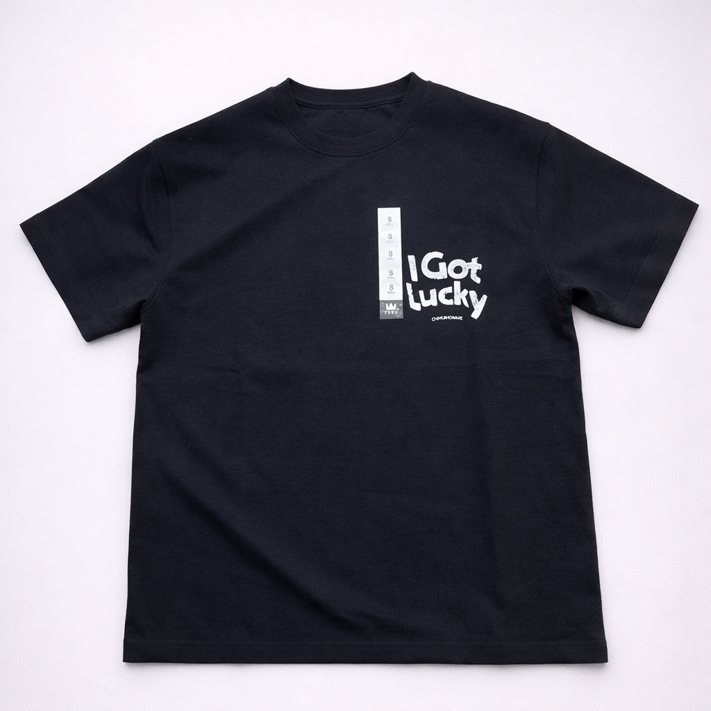 Gatsby Oversized T-Shirt for Men – Premium Stretch Cotton 1401 BLACK