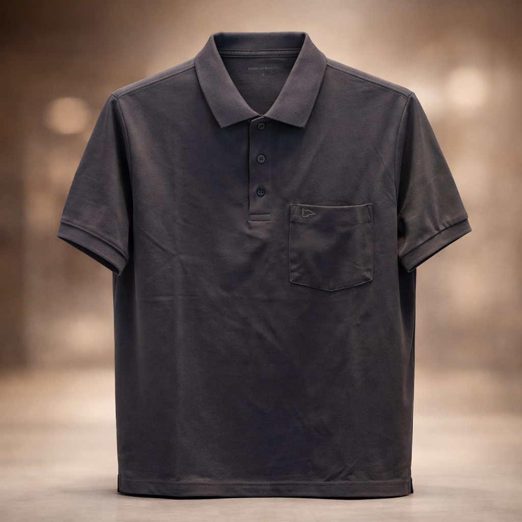 GATSBY Mens Polo T-shirt Olive Poolbasics 4016