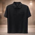 GATSBY Mens Polo T-shirt Poolbasics Black 2001